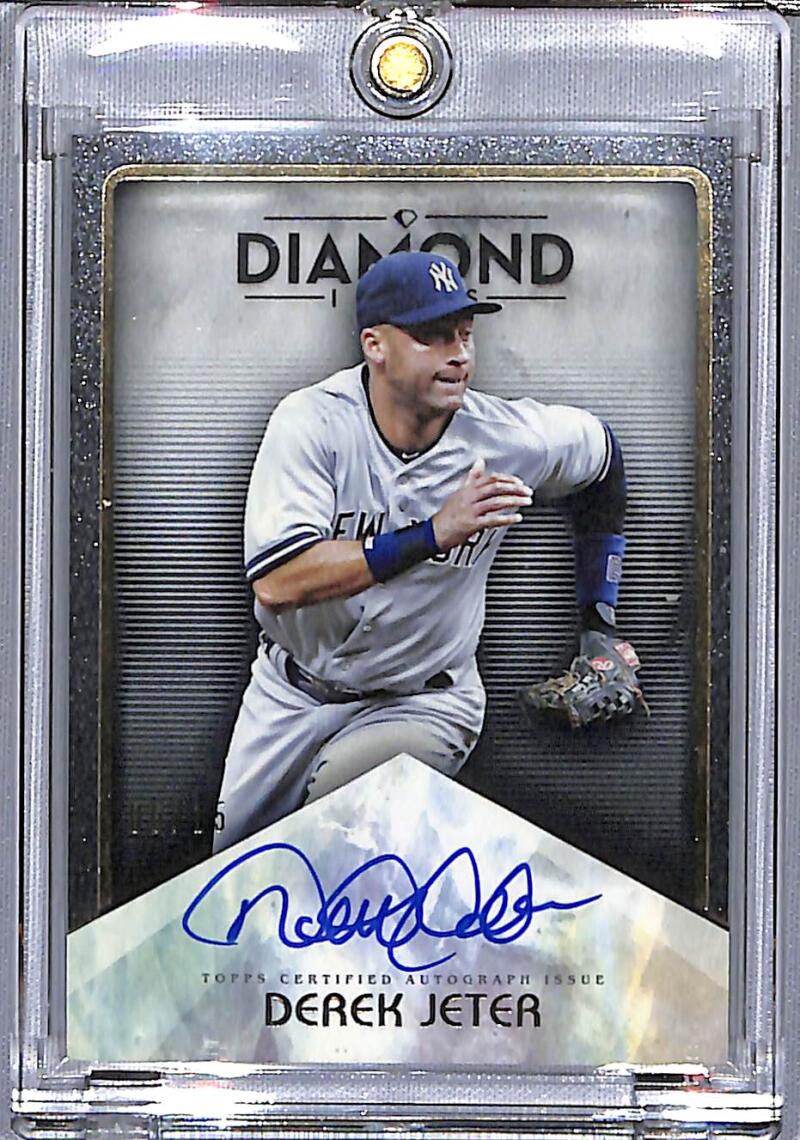 2023 Topps Diamond Icons #AC-DJ Derek Jeter NM-MT Auto 5/15 New York Yankees Baseball Card 